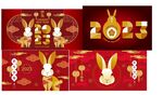 兔年喜庆新年春节海报