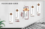 图书馆书房阅览室文化墙楼梯