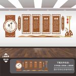 中医馆国医堂院理疗室展板文化墙