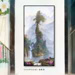 玄关油画