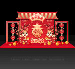 2023兔年春节美陈