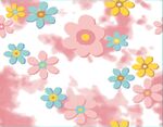 水彩 花朵 