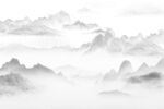 简约山水背景墙