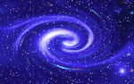 蓝色旋涡星空