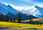 雪山风景