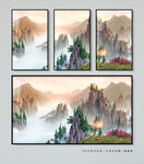 轻奢山水画