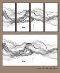 山水晶瓷画