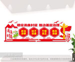 清廉村居建设党建文化墙