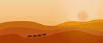 沙漠骆驼丝绸之路夕阳剪影
