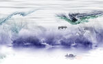 抽象山水