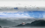 水墨山水 