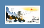 山水风景画