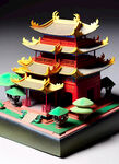 古建筑模型