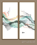 新中式山水画