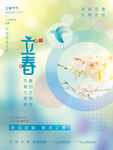 春天传统节气立春海报