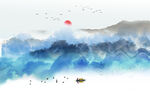 山水高档墙画