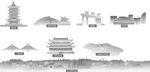 矢量绵阳建筑