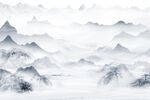 山水背景墙