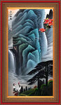 玄关山水