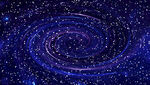 蓝色星空旋涡