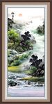 竖幅山水画