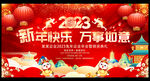 2023兔年展板