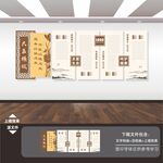 传统中医养生馆文化墙展板