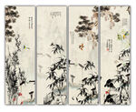 水墨竹子装饰画