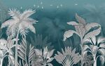 热带雨林丛林背景墙
