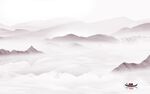 客厅 最新山水墙画 tif分层