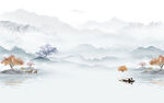 大气 意境山水新画 TIF分层