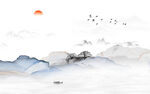 高端 高清意境山水 tif分层
