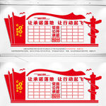 党员公开承诺文化墙