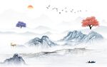 高端 意境最新山水 tif分层