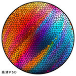 圆形彩色教堂玻璃