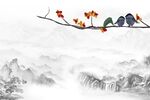 新中式背景墙