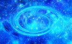 高清蓝色旋涡星空
