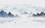 水墨山水画