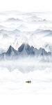 竖幅山水画