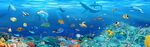 海底世界水族馆全屋空间背景墙