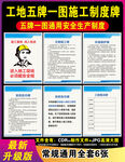 工地施工制度牌