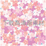 樱花印花图图片