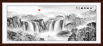 中堂山水画
