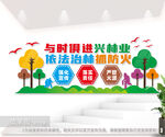 林业局文化墙护林标语