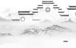 高档 沙发灰色山水 tIf分层