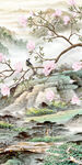 现代 玄关中式框画 tiF分层