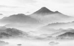 极简 客厅灰色山水 TiF分层