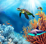 珊瑚礁水族馆