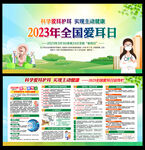 2023年全国爱耳日宣传展板