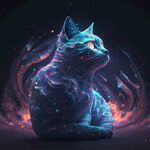 艺术手绘猫